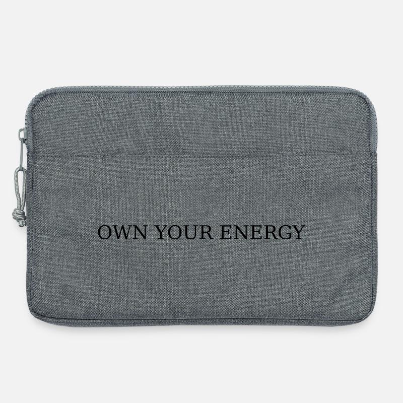 OWN YOUR ENERGY - Laptoptasche 13" - Grau meliert