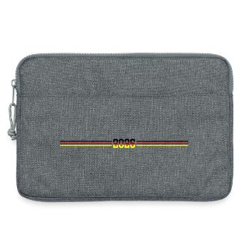 2026 Germany Flag - Laptop bag 13" - heather grey - Front