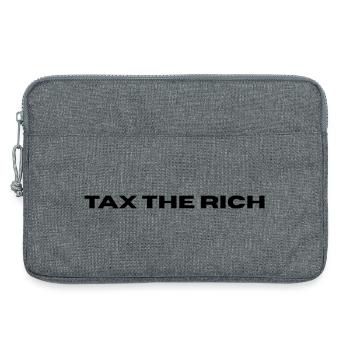 TAX_THE_RICH - Sacoche pour ordinateur portable 13 pouces - gris chiné - Devant