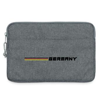 Team Deutschland - Laptoptasche 13" - Grau meliert - Vorne