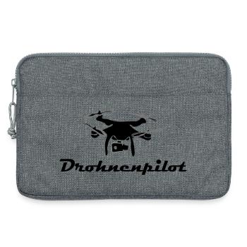 Drohnen Pilot - Laptoptasche 13" - Grau meliert - Vorne