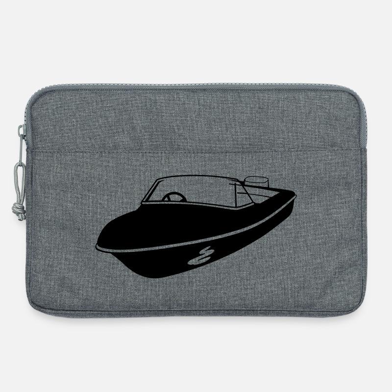 speedboat rennboot - Laptoptasche 13" - Grau meliert