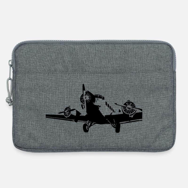Junkers Ju-52 - Laptoptasche 13" - Grau meliert