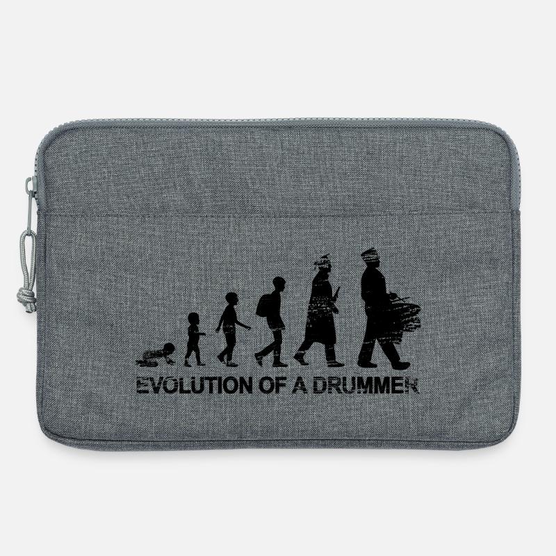 Entwicklung eines Trommlers - Laptoptasche 13" - Grau meliert