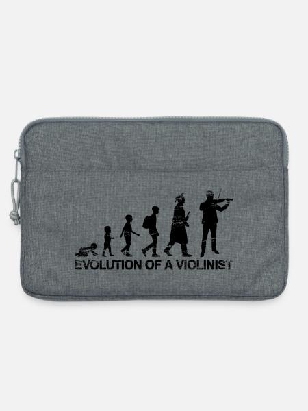 Entwicklung eines Geigers - Laptoptasche 13" - Grau meliert