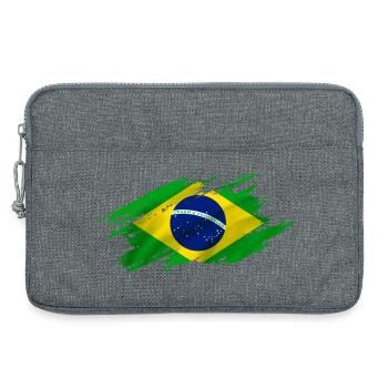 Brésil - Sacoche pour ordinateur portable 13 pouces - gris chiné - Devant
