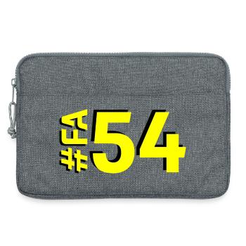 FA54 - Sacoche pour ordinateur portable 13 pouces - gris chiné - Devant