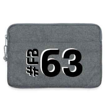 FB63 2025 - Laptoptasche 13" - Grau meliert - Vorne