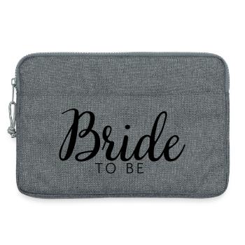 Bride to be - Laptoptasche 13" - Grau meliert - Vorne