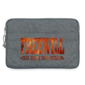 FreeWill - Laptop bag 13" - heather grey - Front