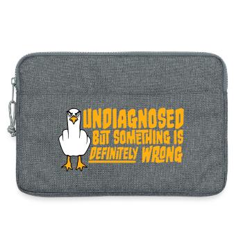 Undiagnosed But Something Is Definitely Wrong Seagull - Laptop bag 13" - heather grey - Front