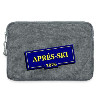 Apres Ski 2026 - Laptoptasche 13" - Grau meliert - Vorne