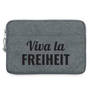 Viva la Freiheit - Spirit of Freedom - Laptop bag 13" - heather grey - Front