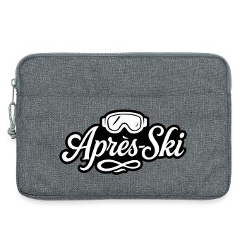 Lunettes de ski après ski Piste - Sacoche pour ordinateur portable 13 pouces - gris chiné - Devant