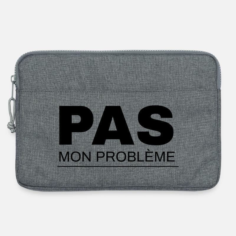 Nicht mein Problem - Laptoptasche 13" - Grau meliert