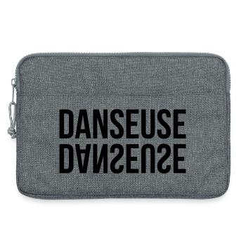 Danseuse - Danse - Sacoche pour ordinateur portable 13 pouces - gris chiné - Devant