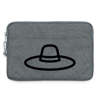 chapeau mexicain - Sacoche pour ordinateur portable 13 pouces - gris chiné - Devant