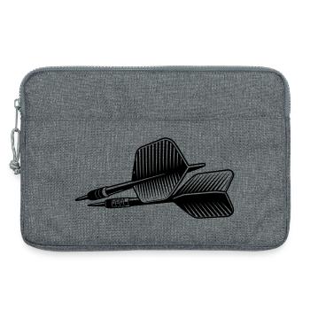 Darts - Laptoptasche 13" - Grau meliert - Vorne