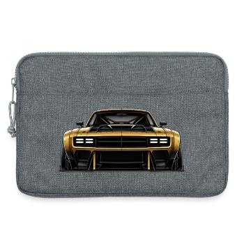 PROJECT No.001 – Master Hero | Premium Automotive - Laptop bag 13" - heather grey - Front