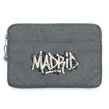 Madrid Graffiti Hip Hop - Sacoche pour ordinateur portable 13 pouces - gris chiné - Devant