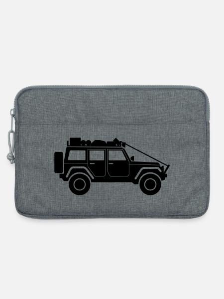 Jeep-Rubicon - Laptoptasche 13" - Grau meliert