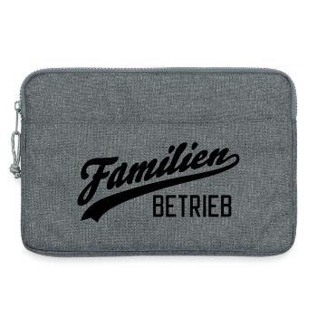 Familienbetrieb - Laptoptasche 13" - Grau meliert - Vorne