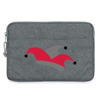 carnival - Laptop bag 13" - heather grey - Front