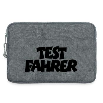 Testfahrer - Laptoptasche 13" - Grau meliert - Vorne