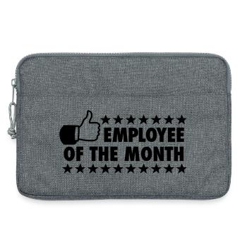 employee of the month - Laptoptasche 13" - Grau meliert - Vorne