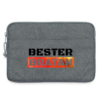 Best Bratan brother buddy Digga - Laptop bag 13" - heather grey - Front