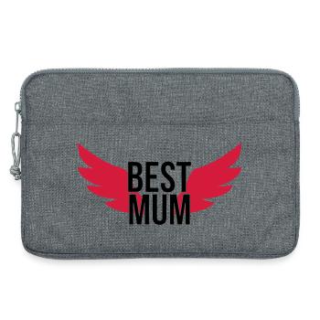 Best Mum - Laptop bag 13" - heather grey - Front