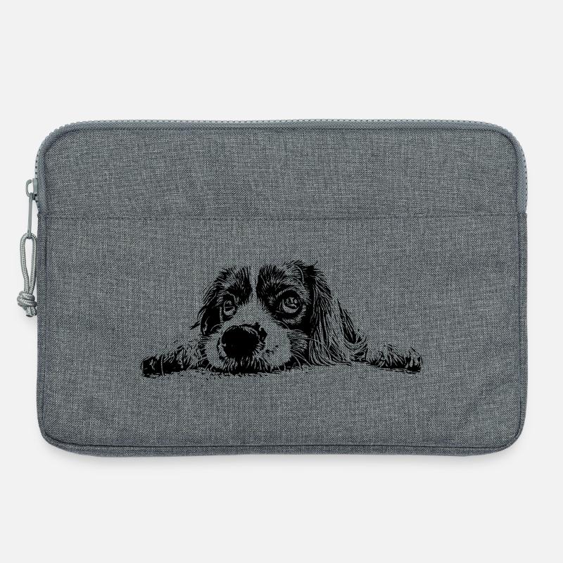 Cocker Spaniel - Laptoptasche 13" - Grau meliert