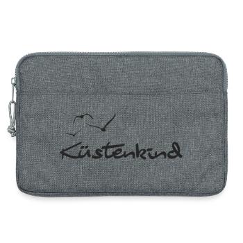 Küstenkind - Laptoptasche 13" - Grau meliert - Vorne