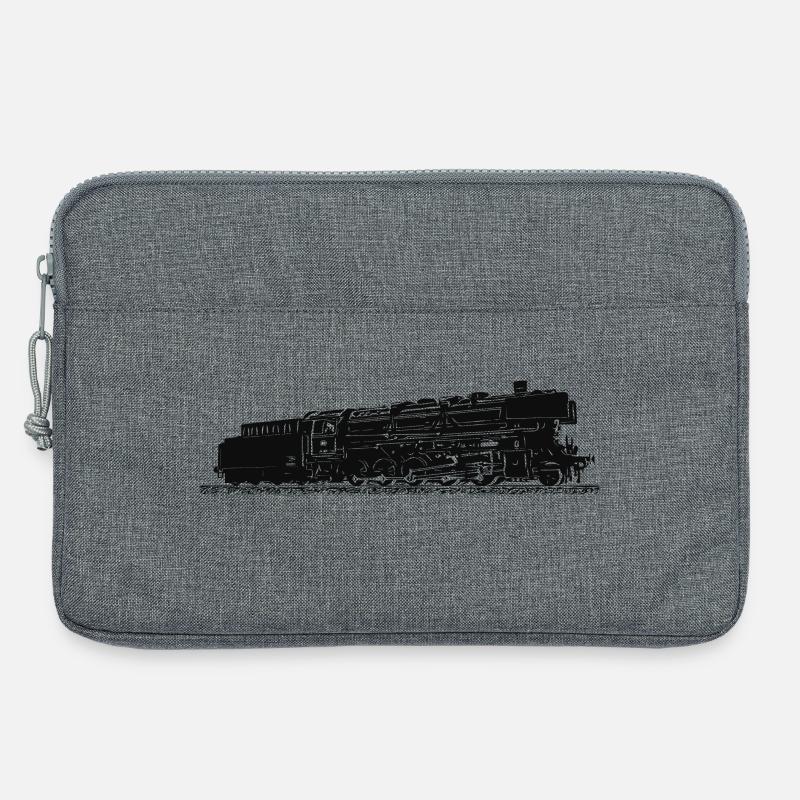 Dampflok 44 508 DB - Laptoptasche 13" - Grau meliert