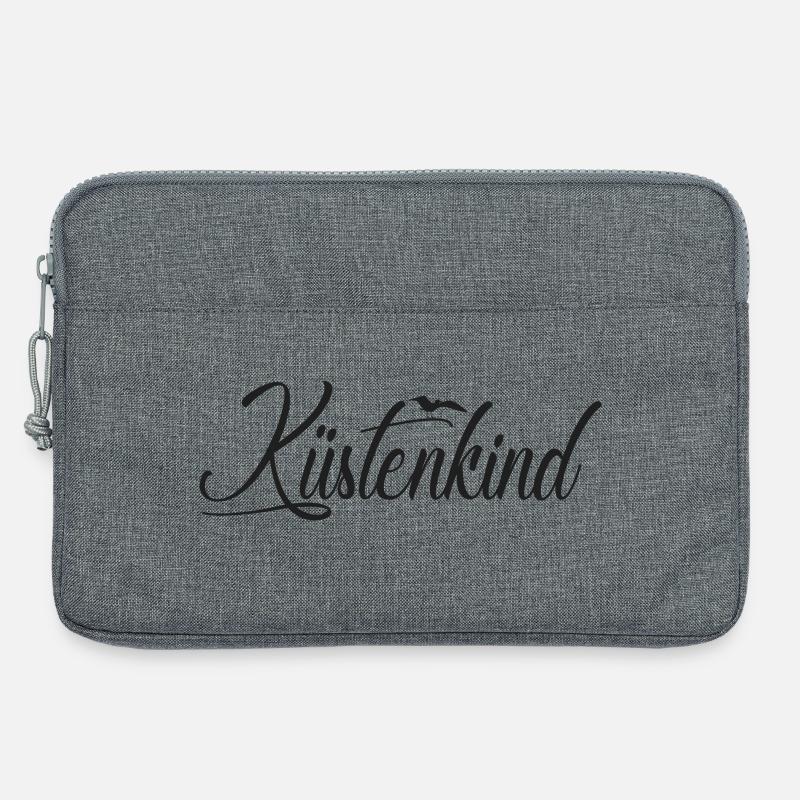 Küstenkind - Laptoptasche 13" - Grau meliert