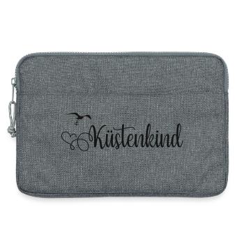 Küstenkind - Laptoptasche 13" - Grau meliert - Vorne