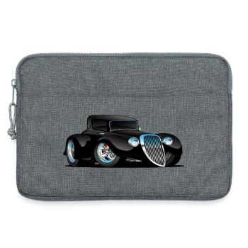 Midnight Muscle: Power in Schwarz - Laptoptasche 13" - Grau meliert - Vorne