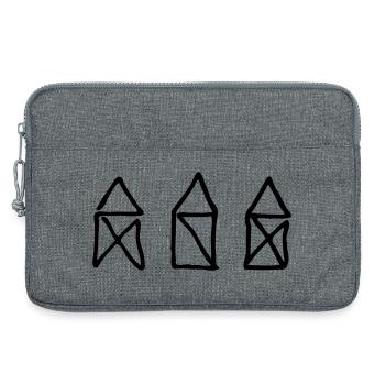 Nikolaushaus1 - Laptoptasche 13" - Grau meliert - Vorne