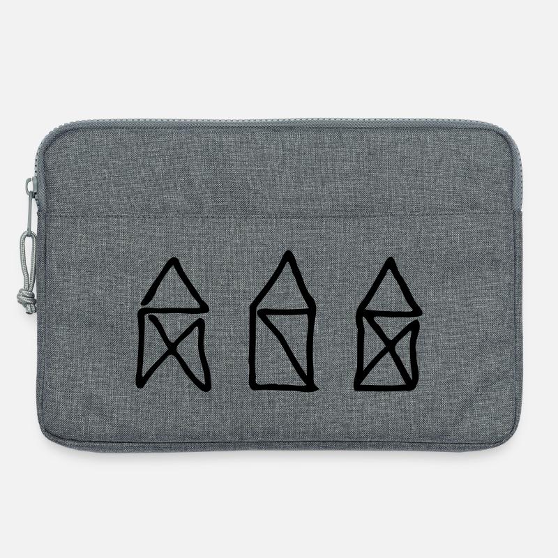 Nikolaushaus1 - Laptoptasche 13" - Grau meliert
