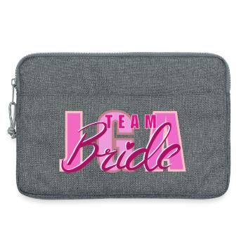 Équipe Mariée Enterrement de vie de garçon Devise des femmes - Sacoche pour ordinateur portable 13 pouces - gris chiné - Devant