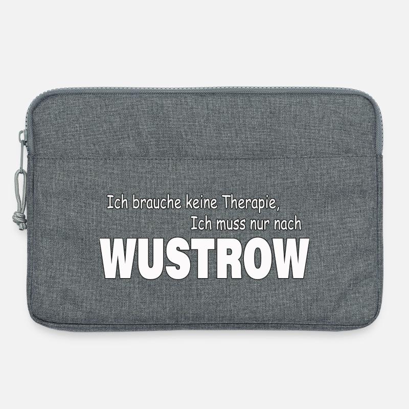 Therapie WUSTROW - Laptoptasche 13" - Grau meliert