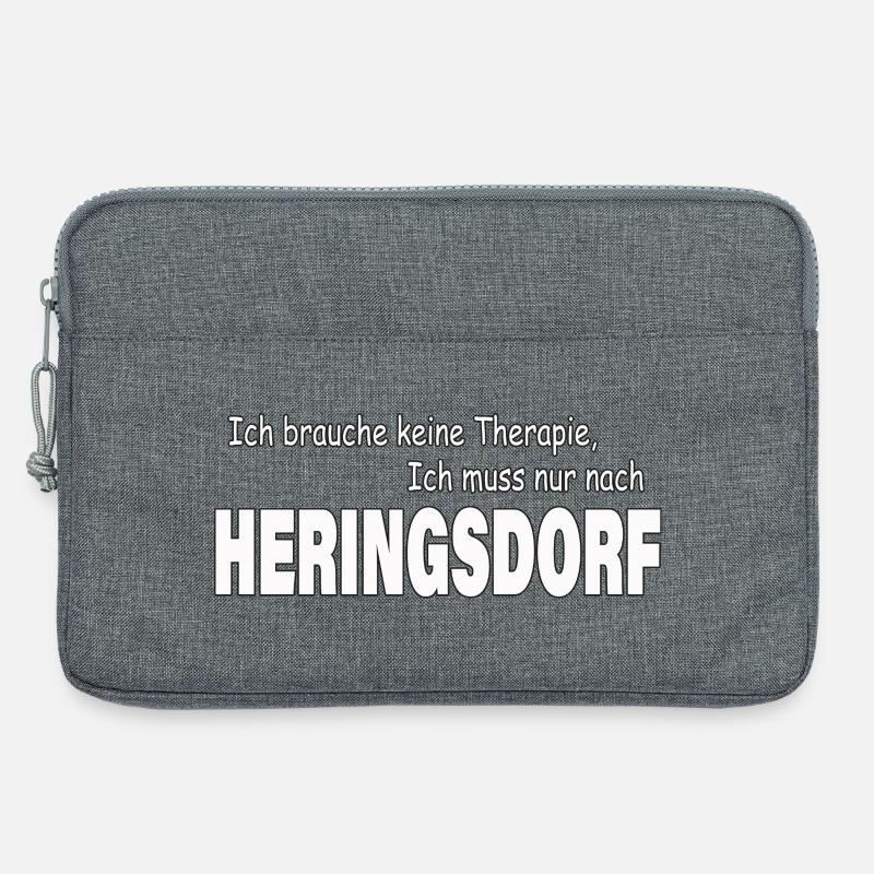 Therapie HERINGSDORF - Laptoptasche 13" - Grau meliert