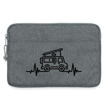 Van Heartbeat - Laptop bag 13" - heather grey - Front