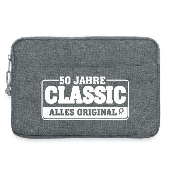 50 Years of Classic – All Original - Laptop bag 13" - heather grey - Front