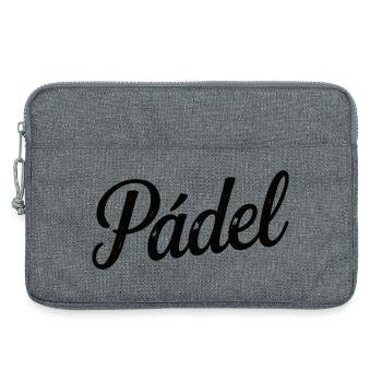 Padel amusant Je ne peux pas j'ai Padel Padelist - Sacoche pour ordinateur portable 13 pouces - gris chiné - Devant