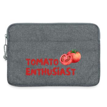 Tomato Enthusiast Graphic Tee - Laptoptasche 13" - Grau meliert - Vorne