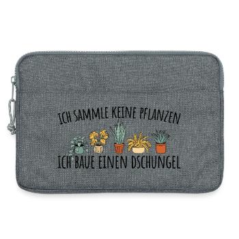 Gärtnern Ich sammle keine Pflanzen - Laptoptasche 13" - Grau meliert - Vorne