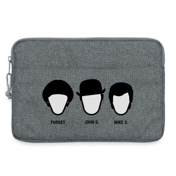 Chapeau Melon (S-05-P-JS-MG) - Sacoche pour ordinateur portable 13 pouces - gris chiné - Devant