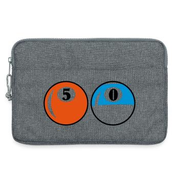 Billardkugeln - 50 Jahre Geburtstag - Laptoptasche 13" - Grau meliert - Vorne