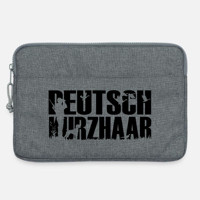 Jagdhund Deutsch Kurzhaar - Laptoptasche 13" - Grau meliert